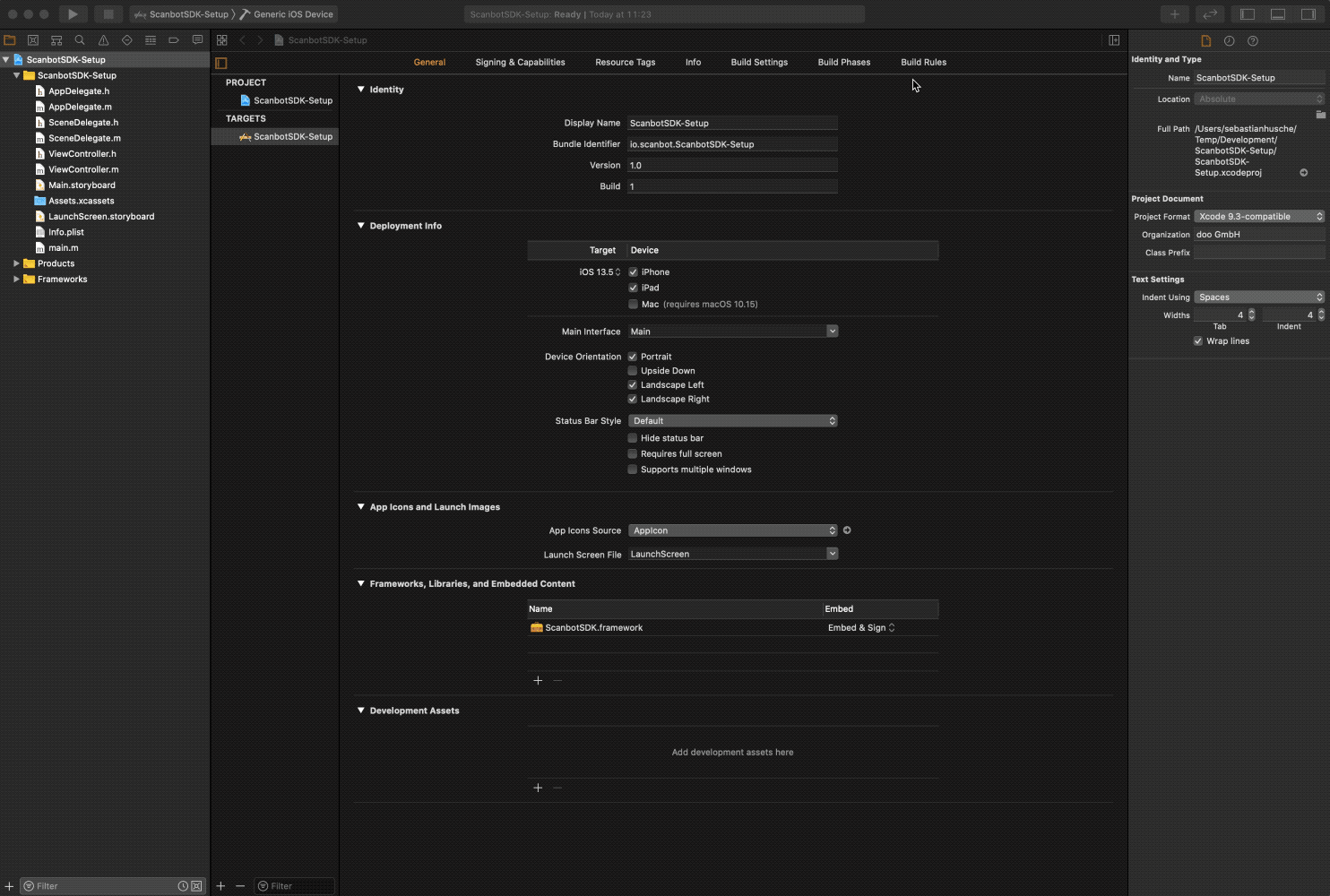 Add a runscript build phase