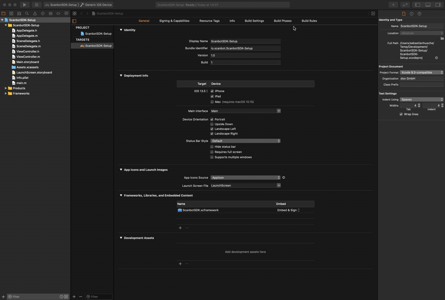 Navigate to Build Phases