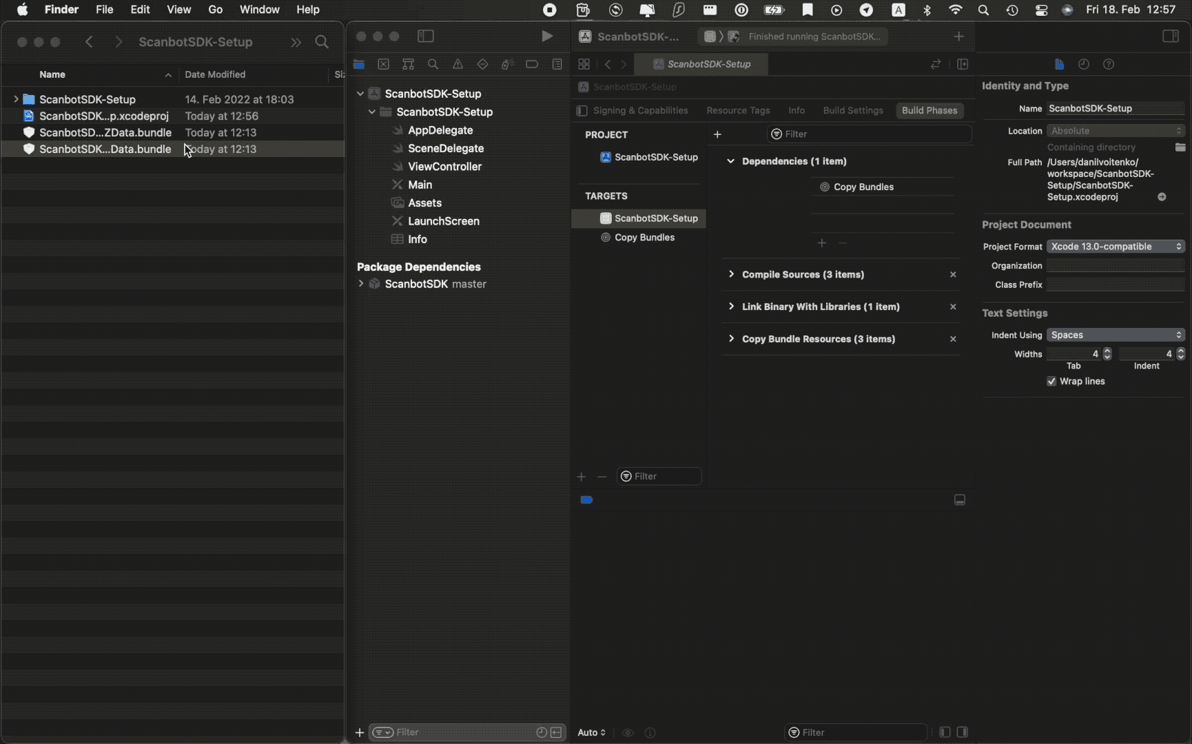 Add Bundles to Xcode