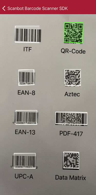 Using the iOS Barcode Scanner SDK&#39;s Find % Pick mode