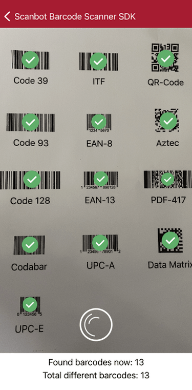 Using the iOS Barcode Scanner SDK&#39;s Scan &amp; Count mode