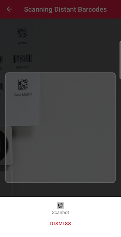 Scanning distant barcodes with the Android Barcode Scanner