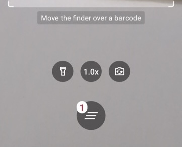 Web Barcode Scanner using the large collapsed results sheet mode